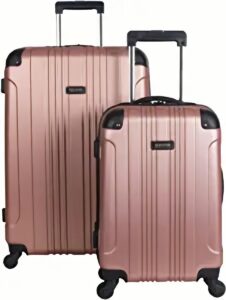 Kenneth Cole Reaction Hardside 4 Wheel Spinner Luggage Black or Rose Gold Color