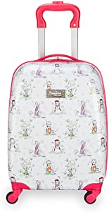 Disney Animators' Collection Small Rolling Luggage White