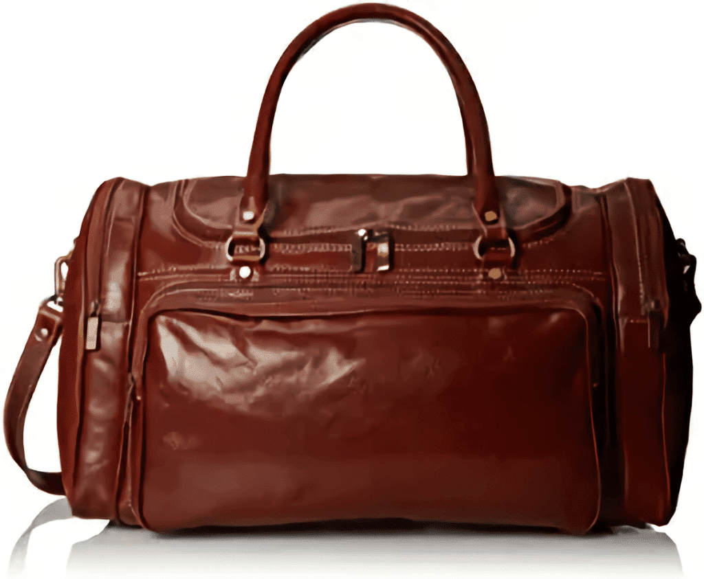 Floto Luggage Torino Duffle Travel Bag, Vecchio Brown, Large