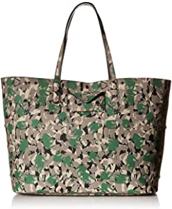 Marc by Marc Jacobs Women's Metropoli Brush Tips Studs Travel Tote, Dark Moss Multi, One Size