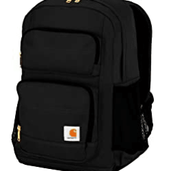 Carhartt Legacy Standard Work Backpack with Padded Laptop Sleeve and Tablet Storage, Black