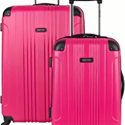 Kenneth Cole Luggage Collection Hardside Travel Bags Magenta Color