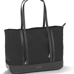 ZERO Halliburton The Journal Soft Nylon Travel Bag (Black, Tote)